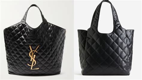 ysl tote quilted|ysl quilted tote dupe.